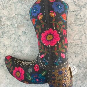 Natural Life Floral Boot Pillow